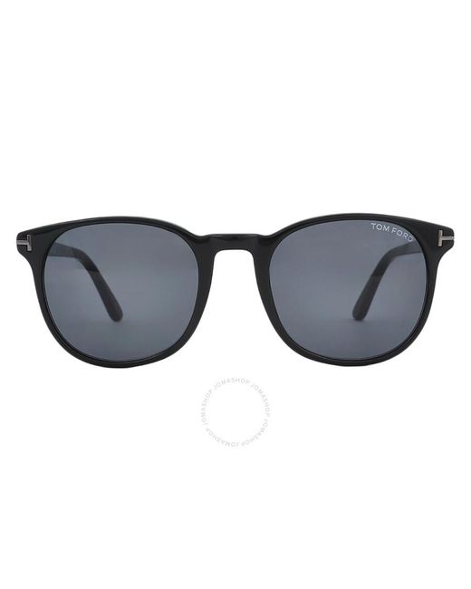 Tom Ford Gray Ansel Smoke Round Sunglasses Ft0858-n 01a 51 for men