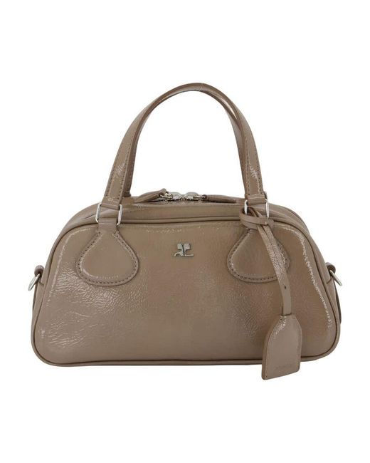 Courreges Brown Courrges Friday Bowling Bag