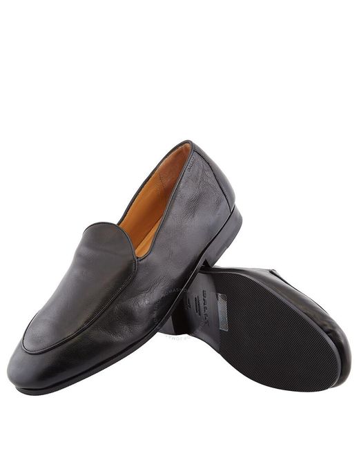 Bally Black Leather Loafers, Brand Size 9 Us for men