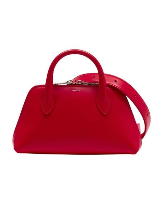 Coperni Red Belt Duffle Top Handle Bag for men
