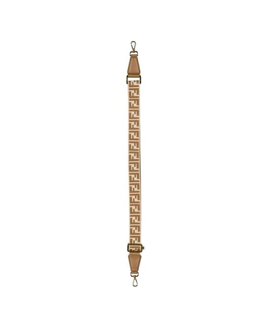 Fendi Metallic Reversible Shoulder Strap