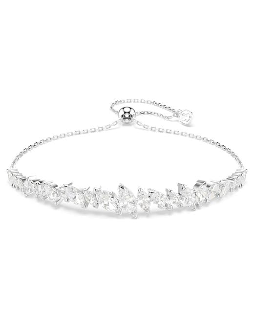 Swarovski Metallic Mesmera Bracelet, Marquise Cut, Rhodium Plated