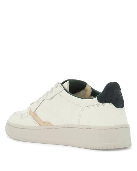 Autry White Medalist Low-Top Sneakers, Brand Size 39 Us