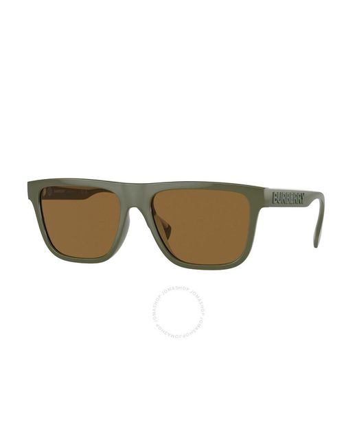 Burberry Multicolor Bronze Square Sunglasses Be4402u 409973 56 for men