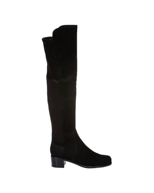 Stuart Weitzman Black Reserve Knee High Boot, Brand Size 36 Us