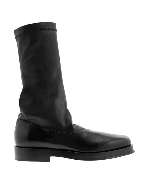 Ferragamo Black Ferragamo Furseo Nappa Sock Boots, Size 10 E for men