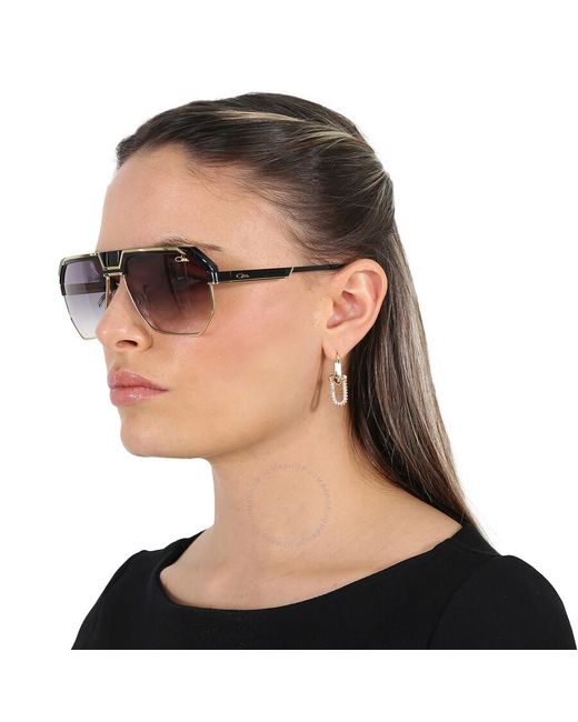 Cazal Gray Grey Gradient Navigator Sunglasses 790/3 001 61