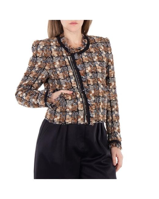 Isabel Marant Black Kerry Short Tweed Jacket for men