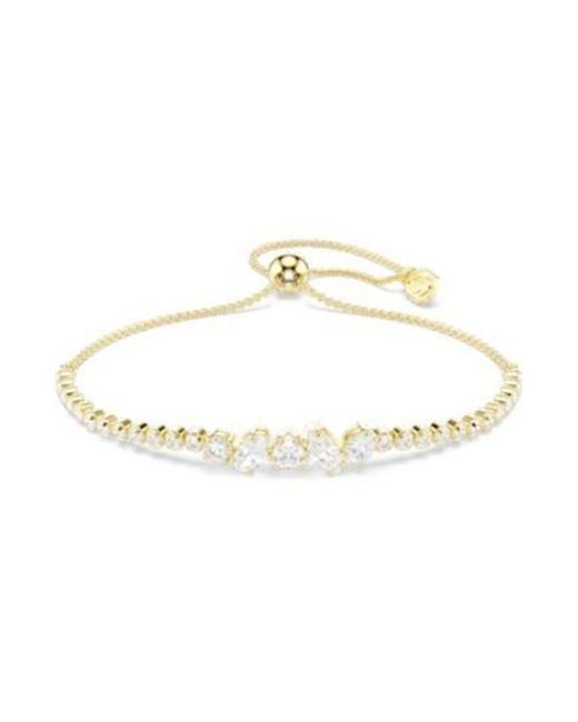Swarovski White Mesmera 18K Plated Bracelet for men