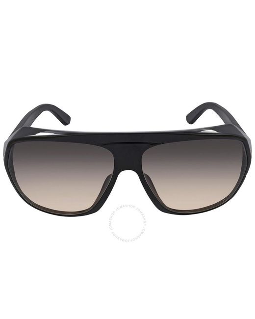 Tom Ford Gray Hawkings Smoke Gradient Pilot Sunglasses Ft0908 01b 62