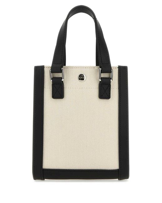 A.P.C. Black Camille Top Handle Bag