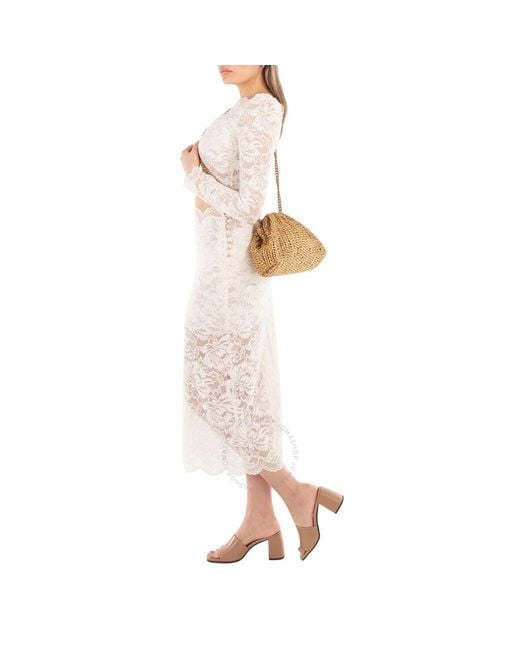Maria La Rosa Metallic Mini Game Crochet Glow Clutch
