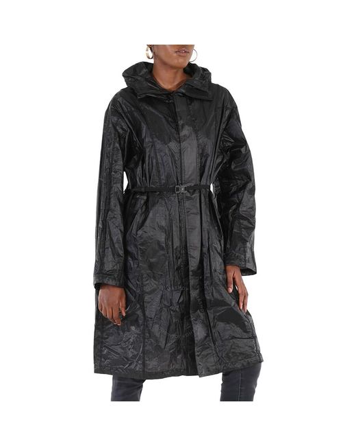 Moncler Black Genius Ciklon Hooded Rain Coat