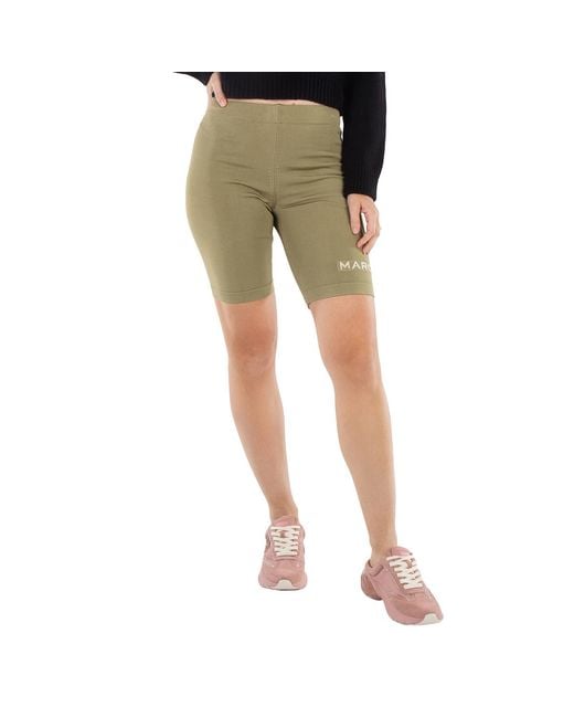 Marc Jacobs Green Marc Jacob The Sport Logo Shorts