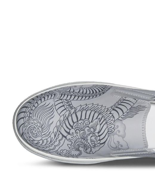 Tod's Gray S Slip On Loafers