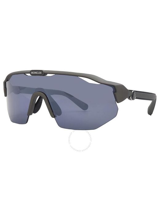 Moncler Blue Shield Sunglasses Ml0271-k 09z 00 for men