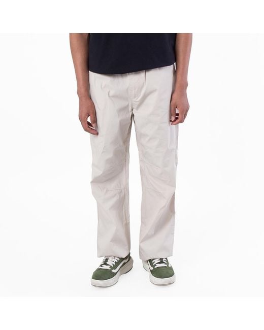 Burberry Natural Straight-Leg Drawstring Trousers for men