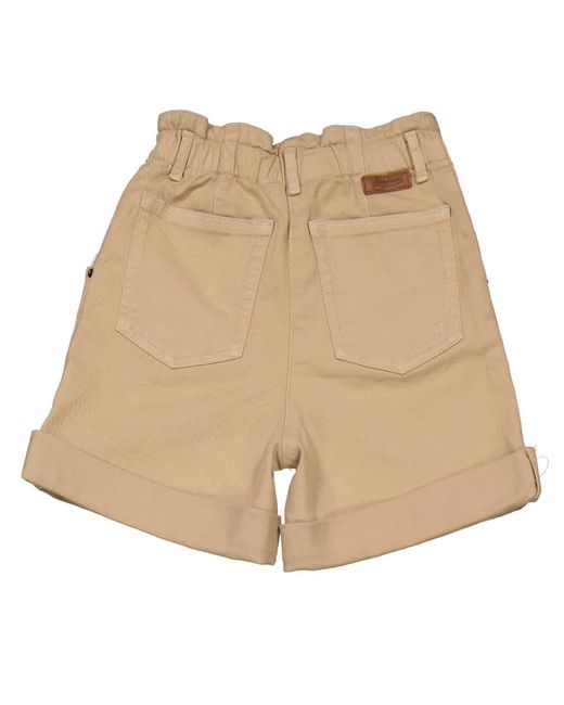 Bonpoint Natural Girls Cathy Stretch Cotton Shorts