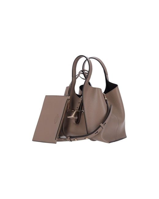 Tod's Brown T-Timeless Mini Bag