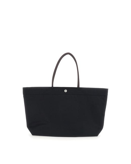 Tory Burch Black Ella Twist Tote Bag