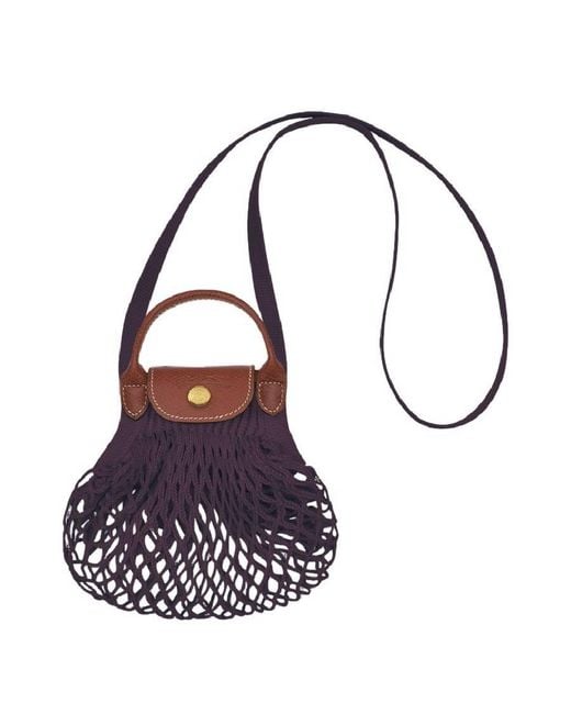 Longchamp Multicolor Le Pliage Xs Mesh Bag