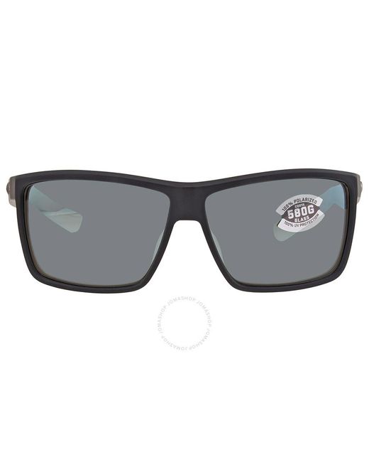 Costa Del Mar Cta Del Mar Rinconcito Gray Silver Mirror Polarized Glass Sunglasses  11 gglp 60 for men