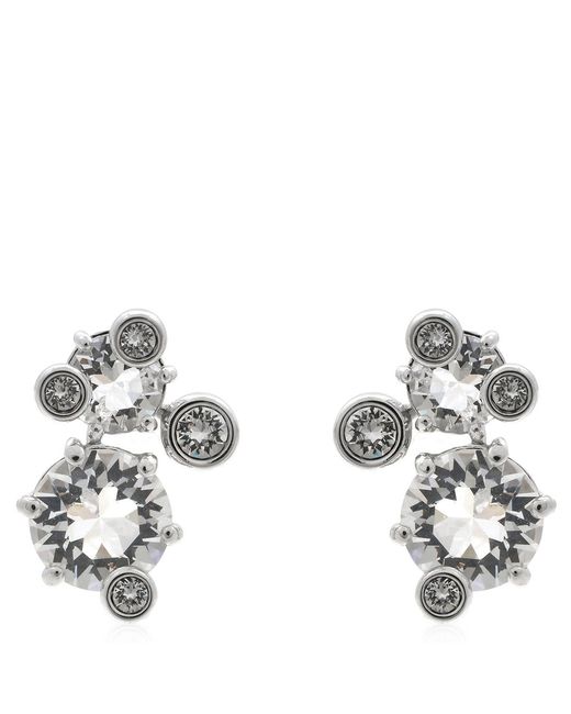 Swarovski Metallic Constella Stud Earrings