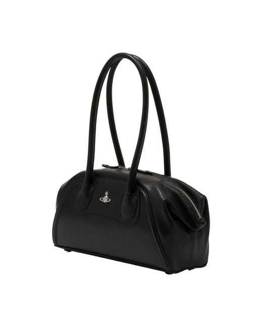 Vivienne Westwood Black Shirley Shoulder Bag