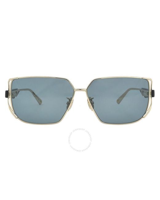 Dior Blue Achi Green Irregular Sunglasses Cd40038u 10n 61