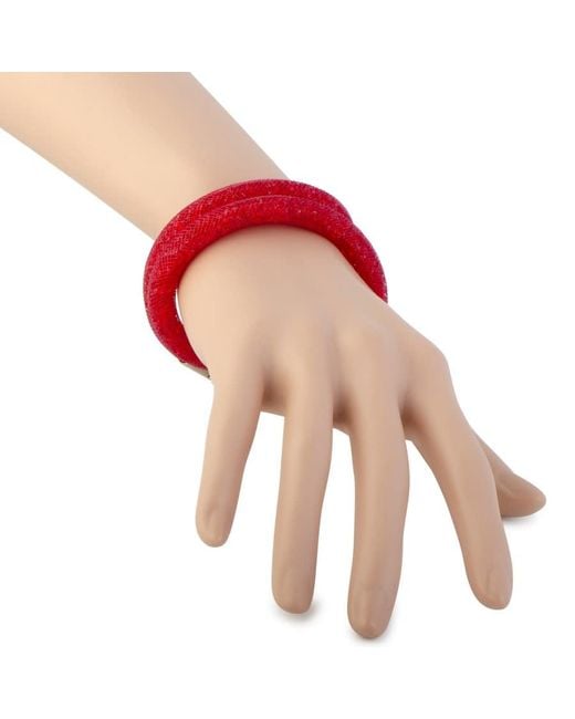 Swarovski Red Stardust Crystals Bracelet 5184845-M