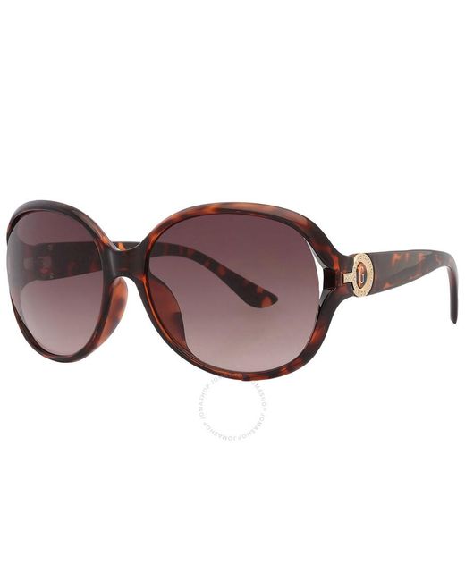 Guess Factory Multicolor Brown Gradient Butterfly Sunglasses Gf0366 52f 60