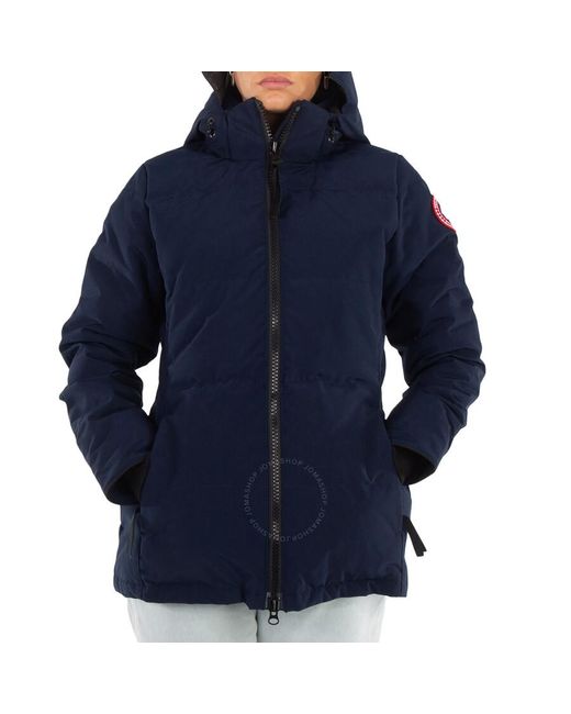 Canada Goose Atlantic Navy Classic fit Chelsea Parka in Blue Lyst UK