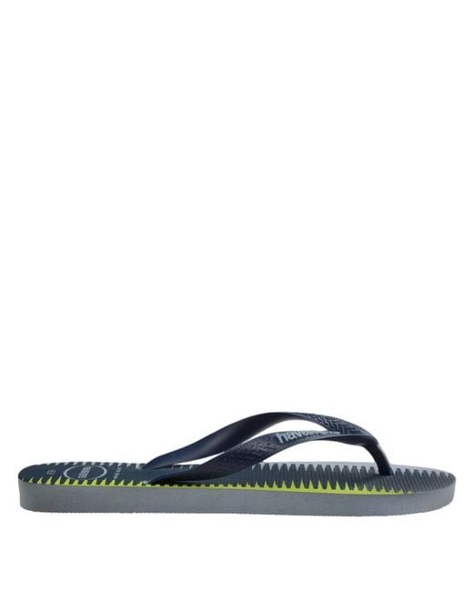 Havaianas Blue Top Trend Abstract Flip Flops, Brand Size 43/44 for men