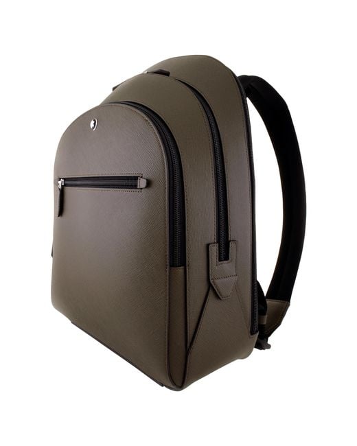 Montblanc Green Medium Backpack With 3 Compartments for men