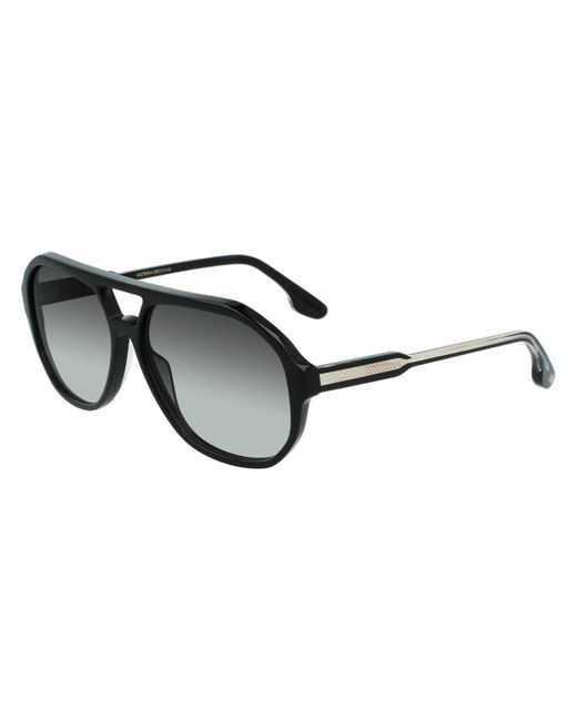 Victoria Beckham Black Grey Navigator Sunglasses Vb633s 001 59