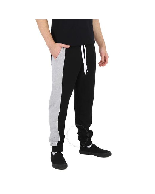 Moschino Black Underwear Logo Track Pants for men