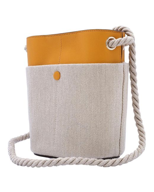 Chloé Gray Small Key Bucket Bag