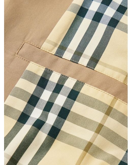 Burberry Natural Cotton Gabardine Car Coat, Brand Size 50 Us for men