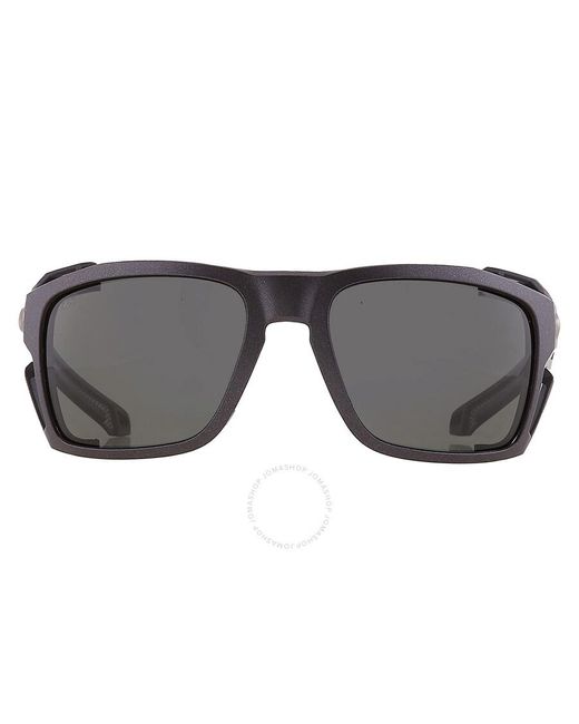 Costa Del Mar Gray King Tide 8 Grey Polarized Glass Wrap Sunglasses 6s9111 911104 60 for men