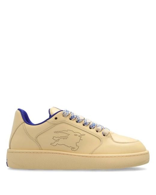 Burberry Multicolor Box Leather Sneakers, Brand Size 39 Us
