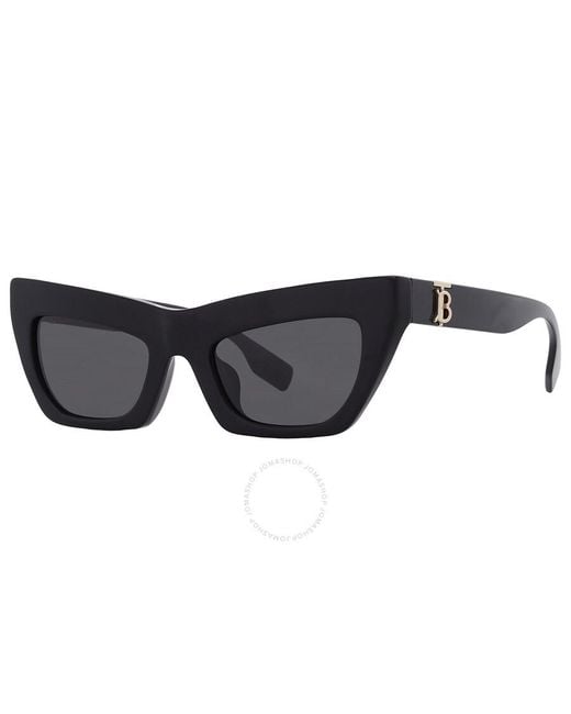 NEW BURBERRY CAT EYE WOMEN BE4405F 3001/87 SUNGLASSES BE4405F 300187 EYEWEAR Burberry BE4405 300187 Cat Eye Black Sunglasses  main image 3