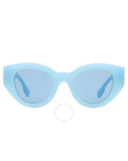 Burberry Blue Oval Sunglasses Be4390 408680 47