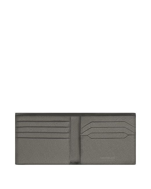 Montblanc Gray Medium Sartorial 8Cc Wallet for men