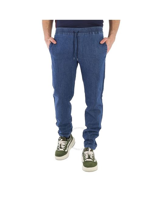A.P.C. Blue New Kaplan Straight Fit Pants for men