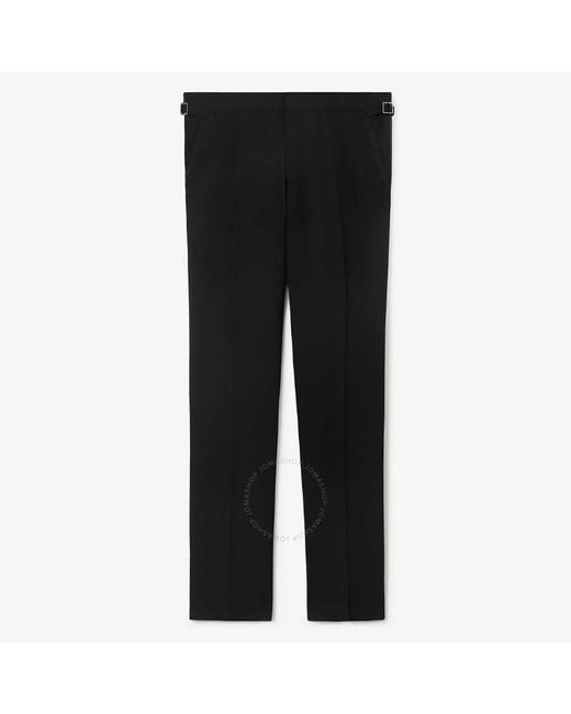 Burberry Black Wool Tailored Trousers, Brand Size 52 Us for men