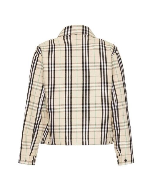 Burberry Multicolor Vintage Check Harrington Jacket for men