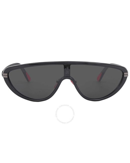 Moncler Gray Vitesse Smoke Shield Sunglasses Ml0239 01a 00