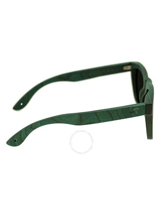 Spectrum Green Hamilton Wood Sunglasses