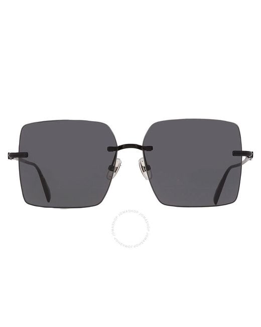 Ferragamo Gray Grey Square Sunglasses Sf311s 002 60