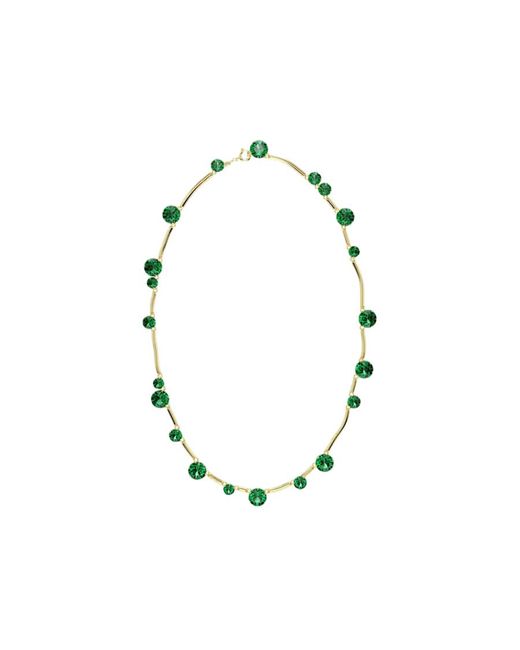Swarovski Green Round Cuts Constella Necklace